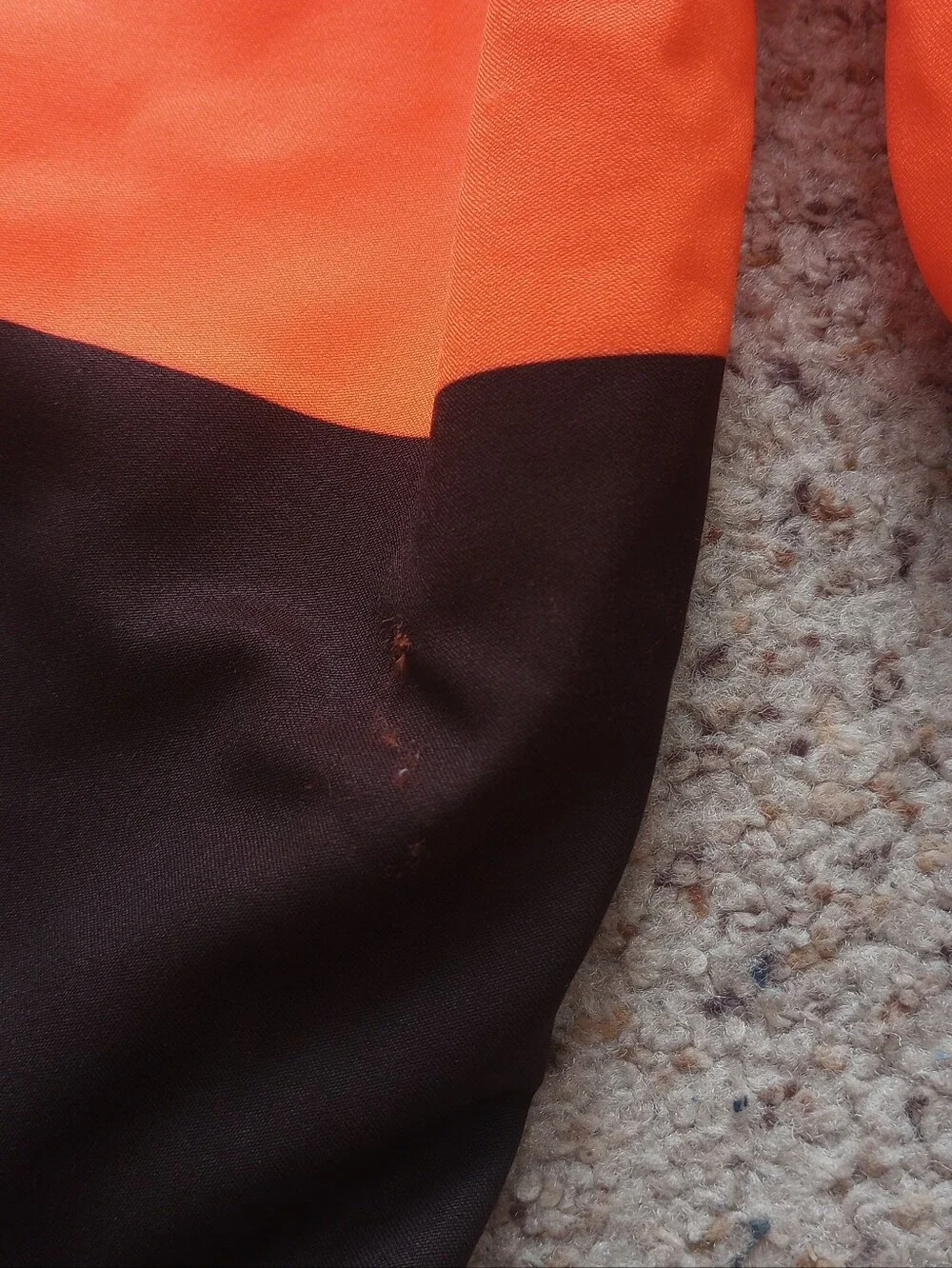FOX Orange And Black Swim Trunks